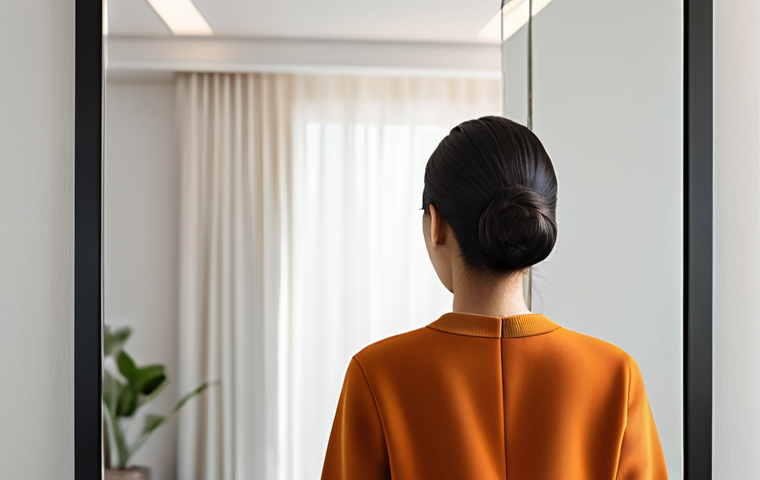 피드백을 통해 성격 유형 이해하기 - **Prompt 1: The Multi-Perspective Mirror of Self-Reflection**
"A professional-looking Thai woman...