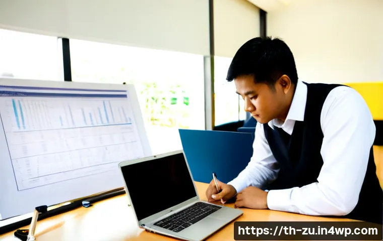 피드백 요청 시 유용한 팁 - Photorealistic Thai office scene, young Thai professional respectfully requesting feedback from an e...